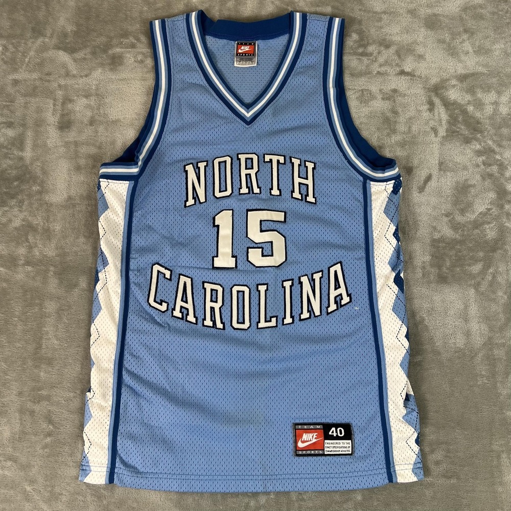Vintage Authentic Nike Vince Carter North Carolina Tar Heels Jersey Mens Medium